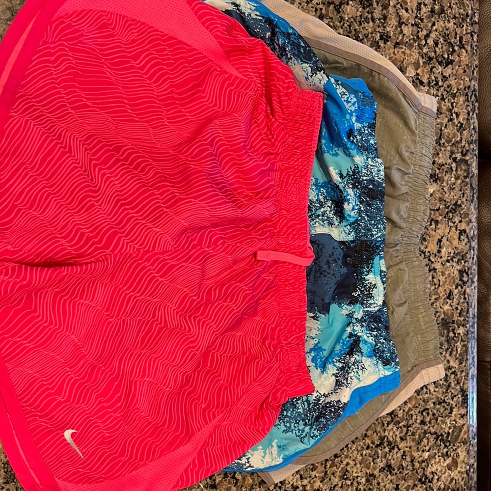 3 youth larger girls Nike dri-fit shorts